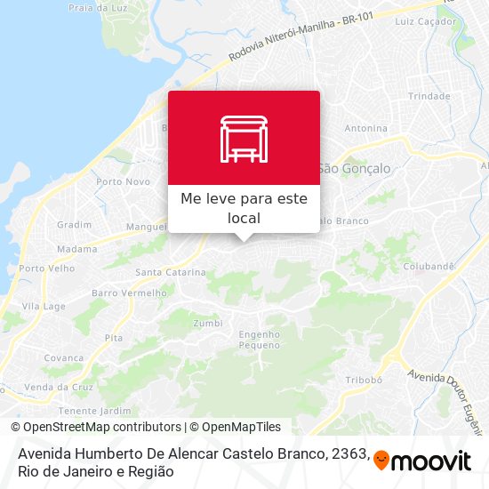 Avenida Humberto De Alencar Castelo Branco, 2363 mapa