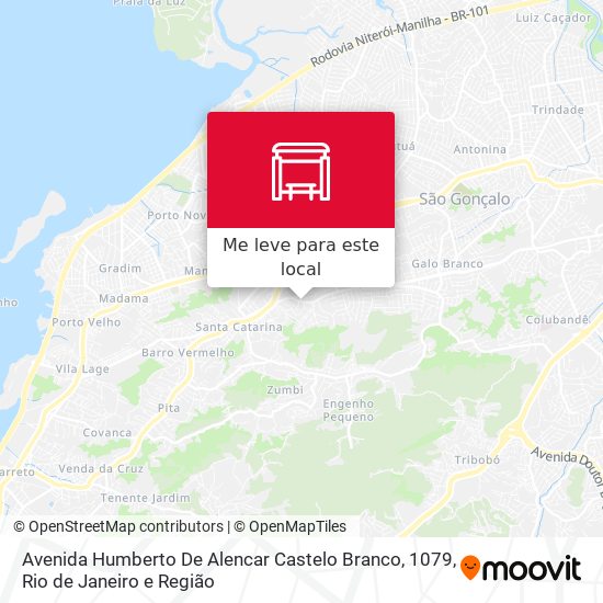 Avenida Humberto De Alencar Castelo Branco, 1079 mapa