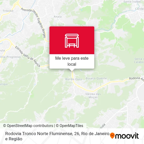 Rodovia Tronco Norte Fluminense, 26 mapa