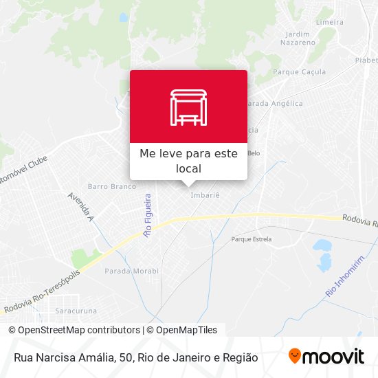 Rua Narcisa Amália, 50 mapa