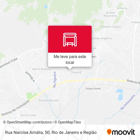 Rua Narcisa Amália, 50 mapa