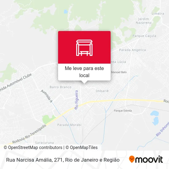 Rua Narcisa Amália, 271 mapa