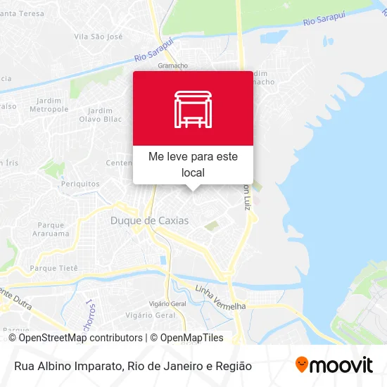 Rua Albino Imparato mapa