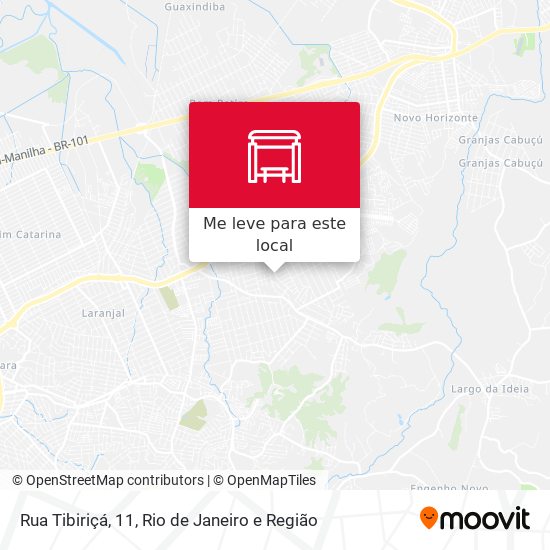 Rua Tibiriçá, 11 mapa