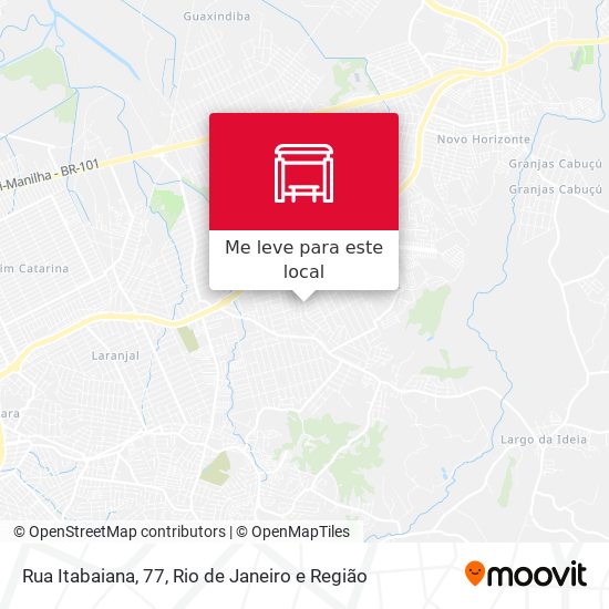 Rua Itabaiana, 77 mapa