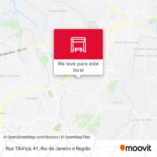 Rua Tibiriçá, 41 mapa