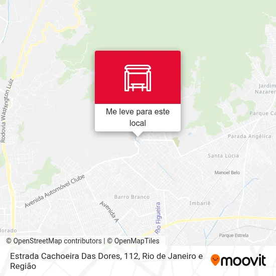 Estrada Cachoeira Das Dores, 112 mapa