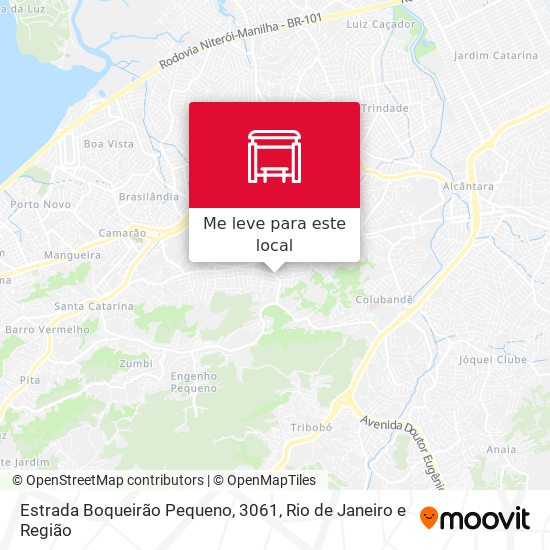 Estrada Boqueirão Pequeno, 3061 mapa