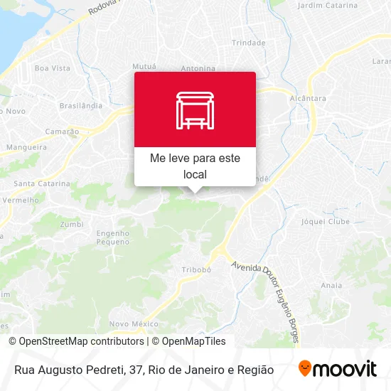 Rua Augusto Pedreti, 37 mapa