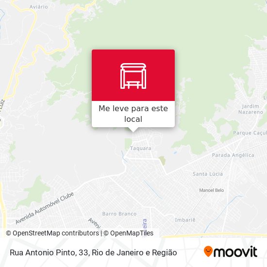 Rua Antonio Pinto, 33 mapa