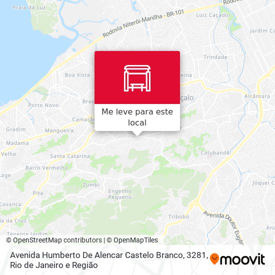 Avenida Humberto De Alencar Castelo Branco, 3281 mapa