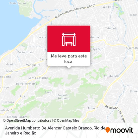 Avenida Humberto De Alencar Castelo Branco mapa