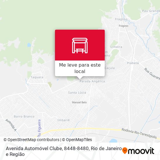 Avenida Automóvel Clube, 8448-8480 mapa