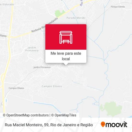 Rua Maciel Monteiro, 59 mapa