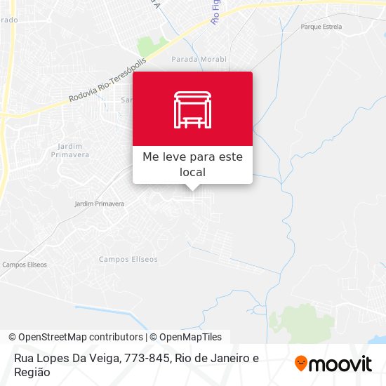 Rua Lopes Da Veiga, 773-845 mapa