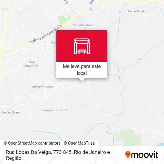 Rua Lopes Da Veiga, 773-845 mapa
