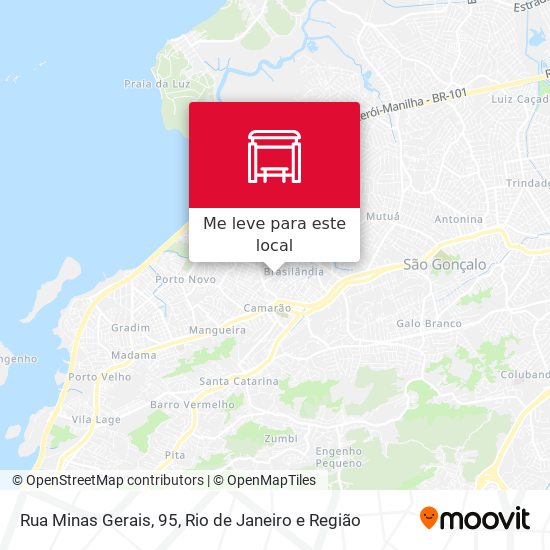 Rua Minas Gerais, 95 mapa