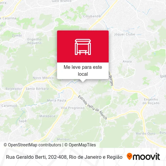 Rua Geraldo Berti, 202-408 mapa