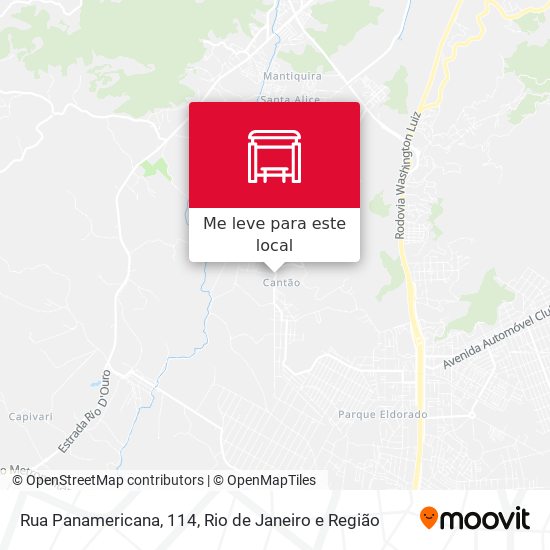 Rua Panamericana, 114 mapa