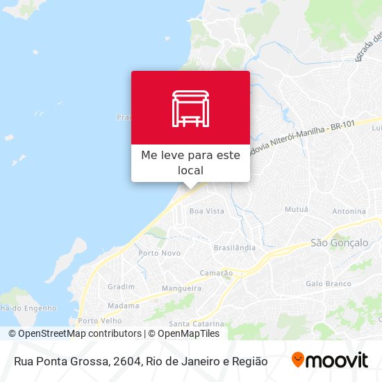 Rua Ponta Grossa, 2604 mapa