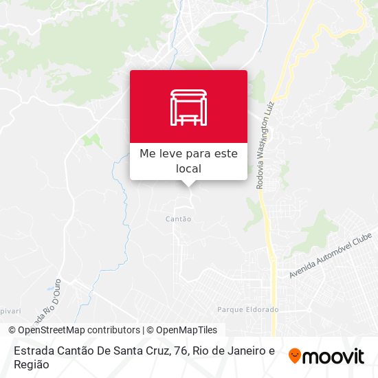 Estrada Cantão De Santa Cruz, 76 mapa