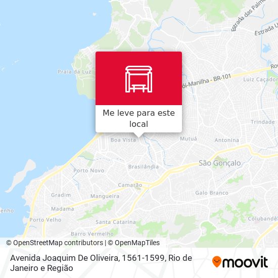 Avenida Joaquim De Oliveira, 1561-1599 mapa