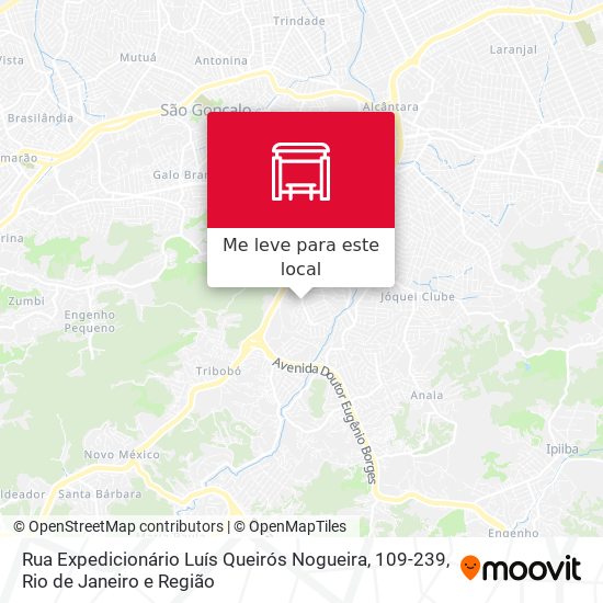 Rua Expedicionário Luís Queirós Nogueira, 109-239 mapa