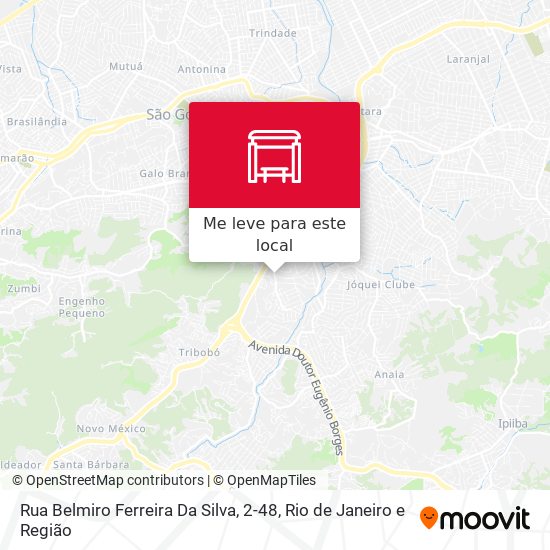 Rua Belmiro Ferreira Da Silva, 2-48 mapa
