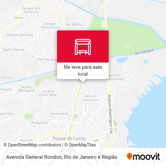 Avenida General Rondon mapa
