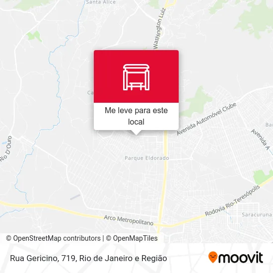 Rua Gericino, 719 mapa