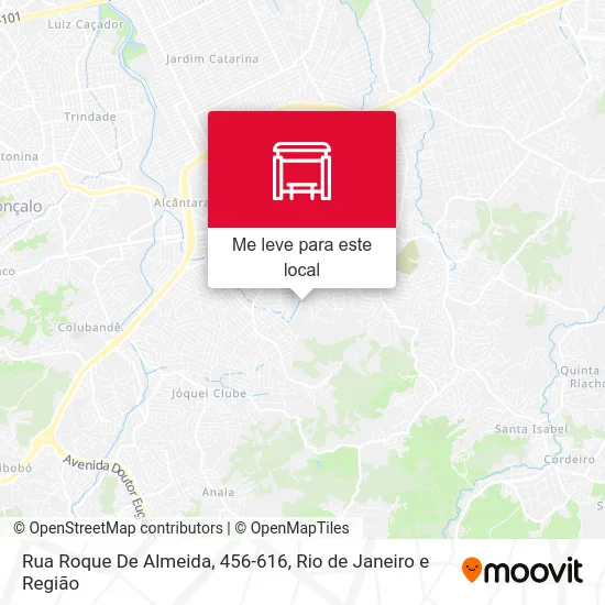 Rua Roque De Almeida, 456-616 mapa