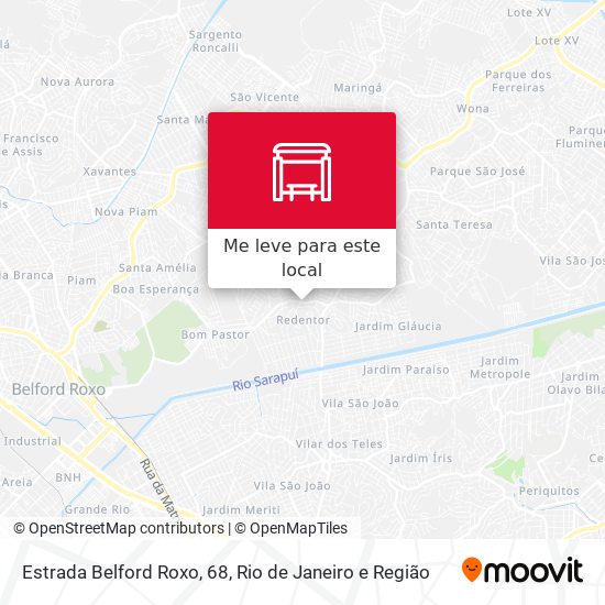 Estrada Belford Roxo, 68 mapa