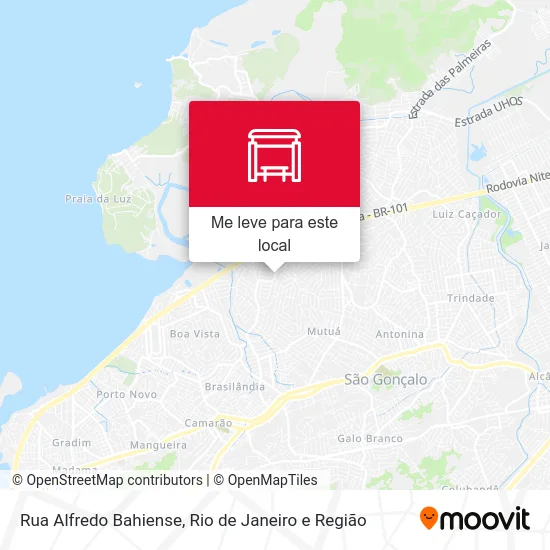 Rua Alfredo Bahiense mapa