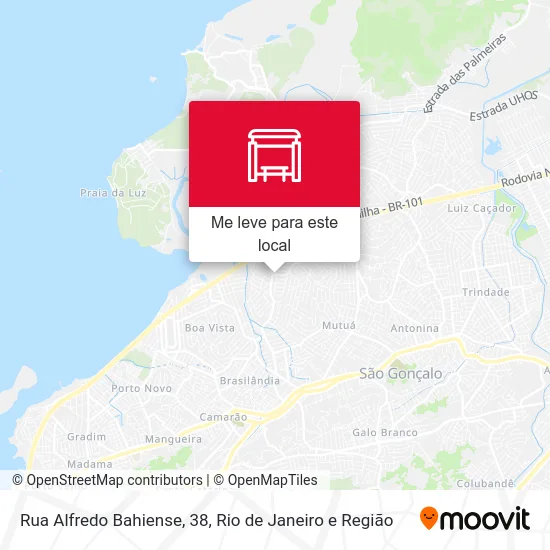 Rua Alfredo Bahiense, 38 mapa