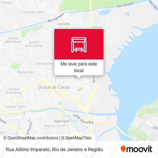 Rua Albino Imparato mapa