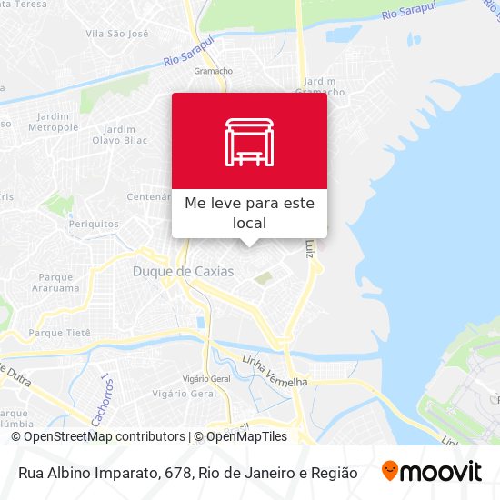 Rua Albino Imparato, 678 mapa