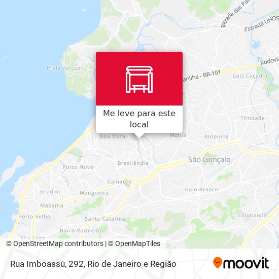 Rua Imboassú, 292 mapa