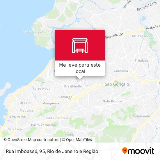 Rua Imboassú, 95 mapa