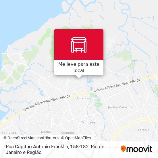 Rua Capitão Antônio Franklin, 158-182 mapa