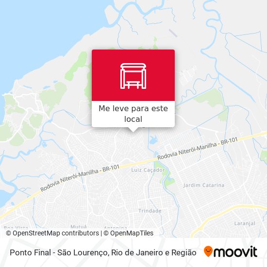Ponto Final - São Lourenço mapa