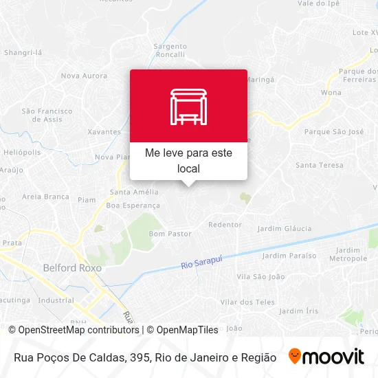 Rua Poços De Caldas, 395 mapa