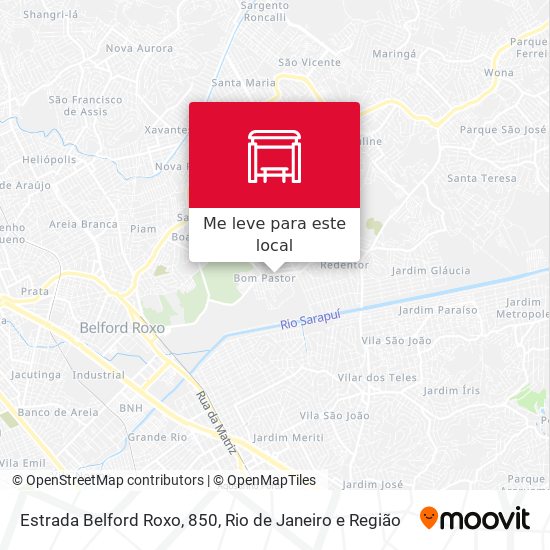 Estrada Belford Roxo, 850 mapa