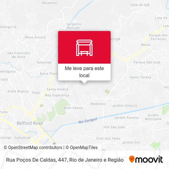Rua Poços De Caldas, 447 mapa