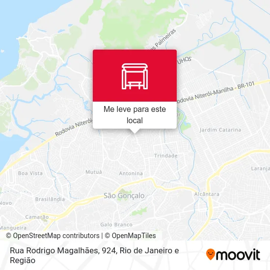 Rua Rodrigo Magalhães, 924 mapa