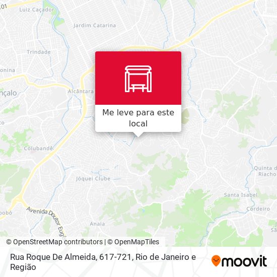 Rua Roque De Almeida, 617-721 mapa