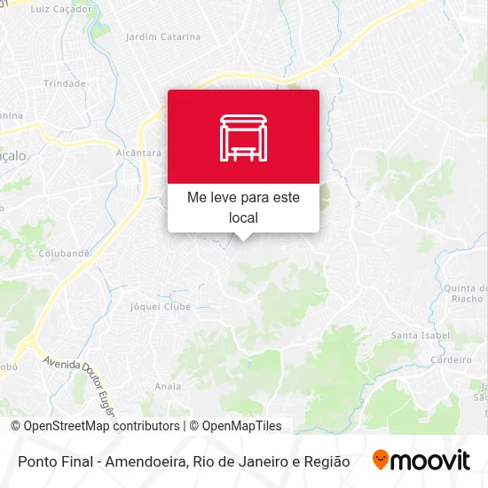 Ponto Final - Amendoeira mapa