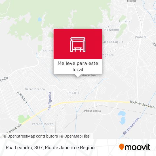 Rua Leandro, 307 mapa
