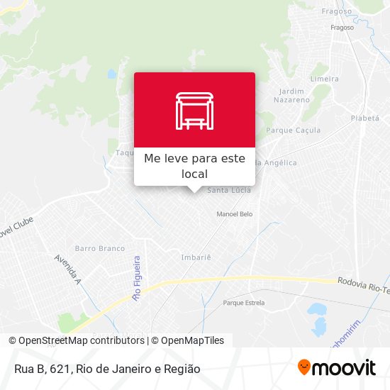 Rua B, 621 mapa