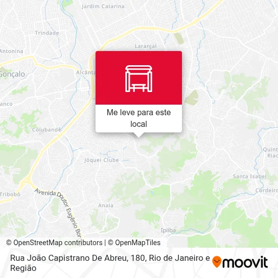 Rua João Capistrano De Abreu, 180 mapa