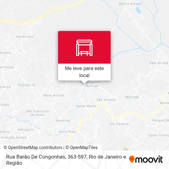 Rua Barão De Congonhas, 363-597 mapa